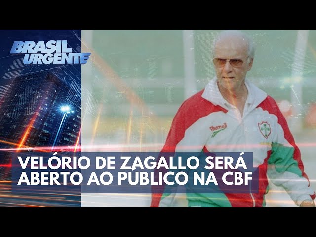 Velório de Zagallo será aberto ao público na sede da CBF | Brasil Urgente