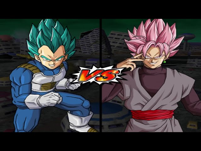 Vegeta Blue, Goku Blue, Gogeta vs Goku Black, Zamasu【Dragon Ball Z: Budokai Tenkaichi 4 v12.2】