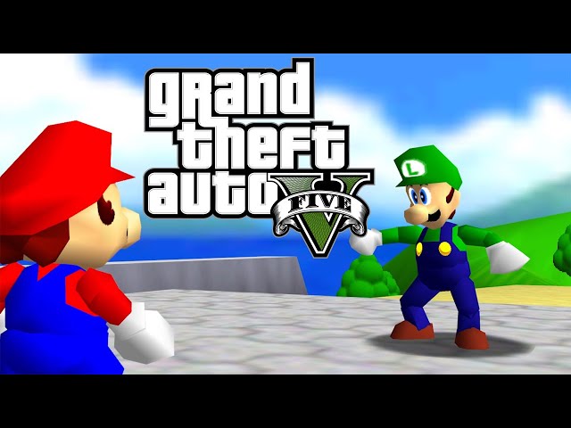 Luigi Roasts Mario (GTA V Parody)