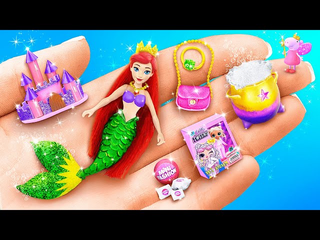 Miniature Toys for Princesses / 30 Barbie and LOL DIYs