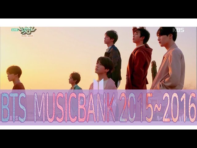 BTS MUSICBANK 2015~2016 모음Zip[방탄소년단]