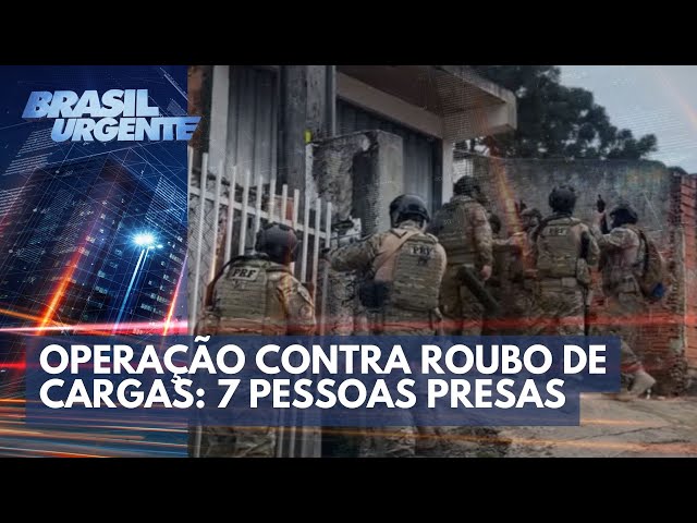 Roubo de carga: quadrilha estava envolvida em pelo menos 10 assaltos | Brasil Urgente