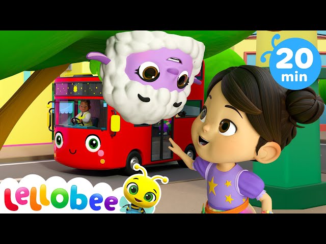 Mary Had a Little Lamb! Wheels on the Bus | Kids Tunes! - Lellobee Sing and Dance
