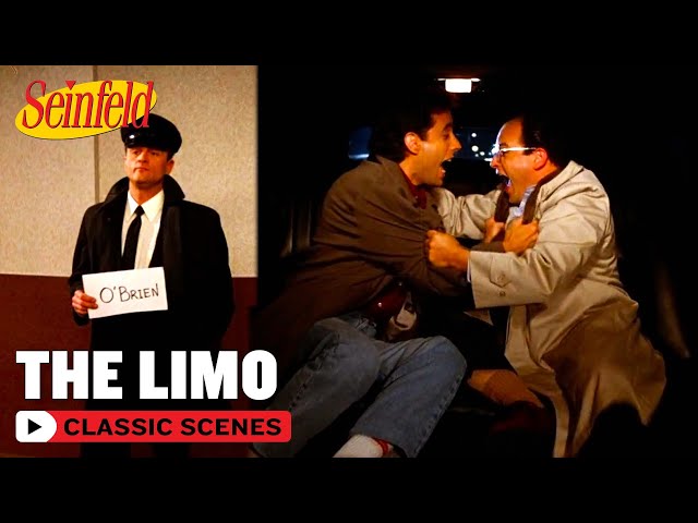 George & Jerry Assume False Identities For A Free Ride | The Limo | Seinfeld
