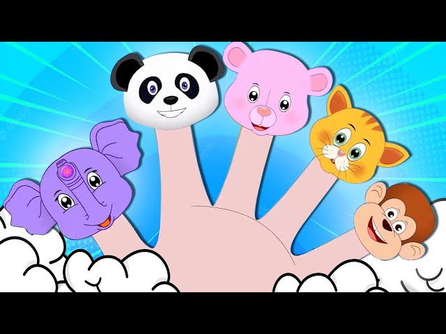 Cute Animal Train Finger Family Song + More Songs For Children By Nursery Rhymes Club