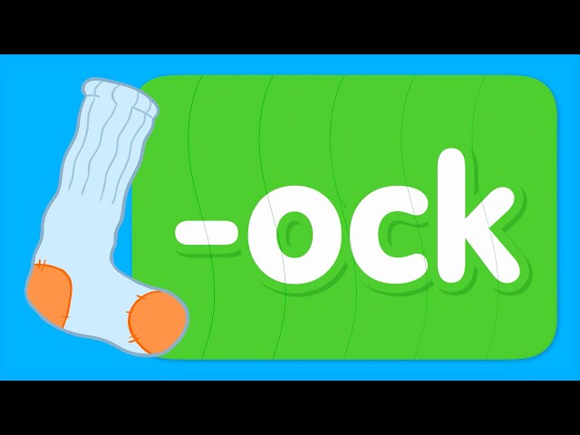 Read words in the “ock” Word Family with Turn & Learn ABCs!