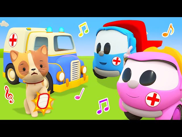 Sing with Leo! The Ambulance song for kids. Learn animals for kids. Nursery rhymes & kids' cartoons.