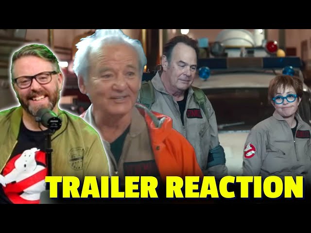 Greg Miller's Reaction to the NEW Ghostbusters Frozen Empire Trailer
