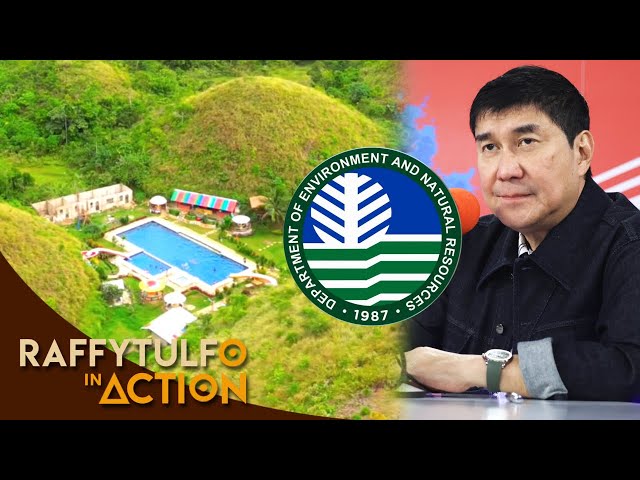 DENR, NINERBYOS SA MGA TANONG NI IDOL TUNGKOL SA RESORT SA CHOCOLATE HILLS!