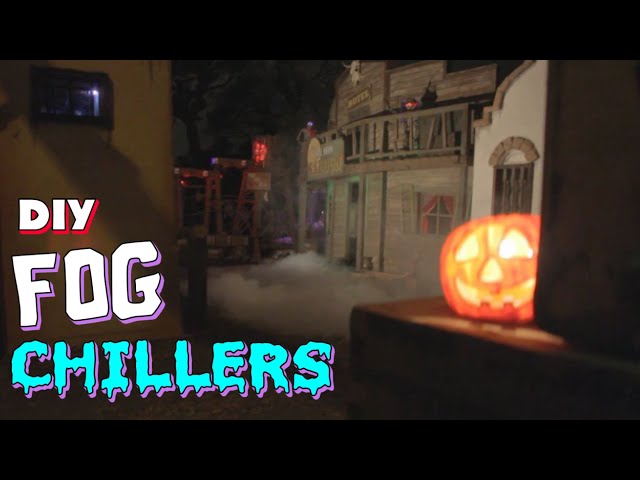 DIY Fog Chillers & Low Lying Fog Effects - Epic Ghost Town Halloween Display