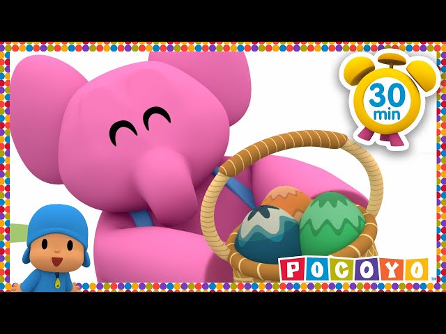 🐰 POCOYO in ENGLISH - Pocoyo Easter Egg Hunt Patrol [ 30 minutes ] | VIDEOS and CARTOONS FOR KIDS