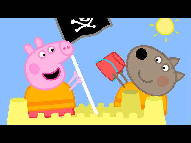 Building A Sand Castle On A Private Island 🏝 | Peppa Pig Official Full Episodes