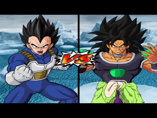 Vegeta Super Saiyan God vs Broly Dragon Ball Super【DBZ: Budokai Tenkaichi 4 v12 English】Extremo