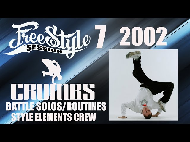 Crumbs DOMINATES Freestyle Session 7 - 2002 | Breakdancing Battle Highlights | Bboy Crumbs