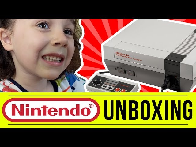 Amelia Unboxes the Original Nintendo Entertainment System | FREE DAD VIDEOS
