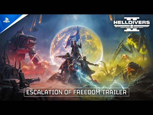 Helldivers 2 - Escalation of Freedom Announcement Trailer | PS5 & PC Games