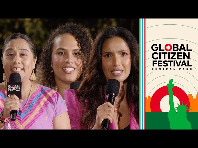 Padma Lakshmi Joins Charities to Announce $25M to Help Fight Hunger | Global Citizen Festival 2023