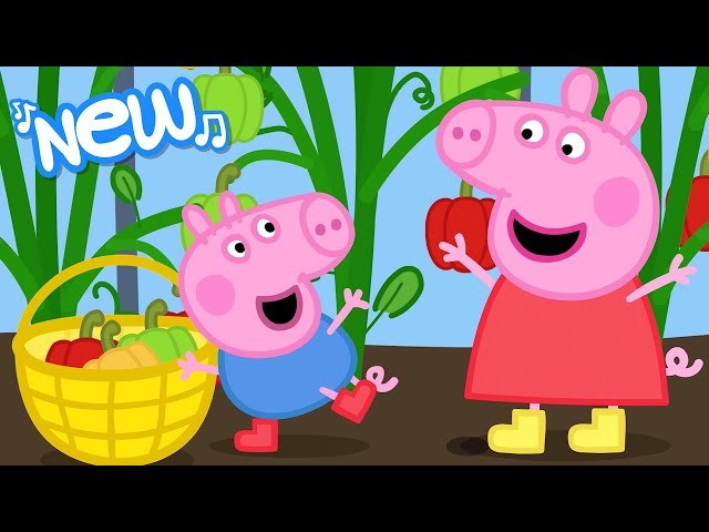 THE SALAD SONG 🥗 Peppa Pig Nursery Rhymes 🐷 BRAND NEW Nursery Rhymes And Kids Songs