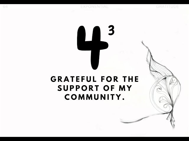 Grateful for the support of my community | #Solvethis #Gratitude #Healthyliving
