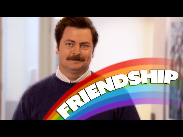 ron swanson actually making friends | Parks and Recreation | Comedy Bites