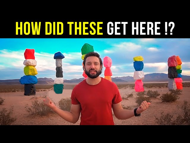 Seven Magic Mountains Mystery in Las Vegas Nevada