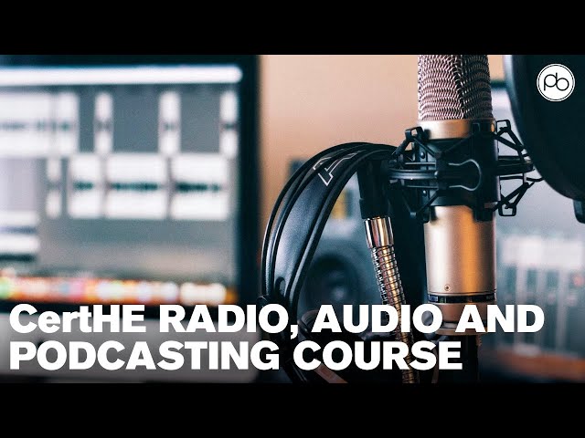 Learn Radio, Audio & Podcasting at Point Blank London