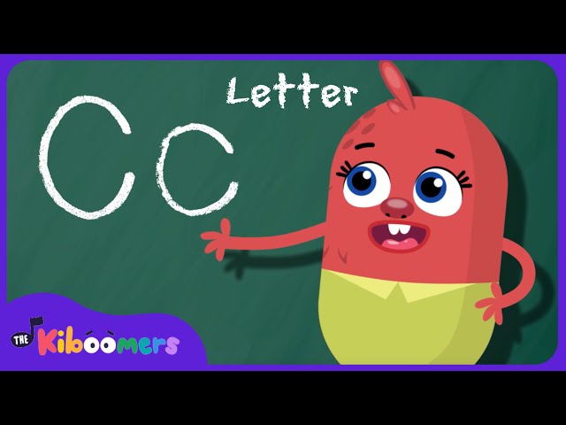 Letter C Song - THE KIBOOMERS Preschool Phonics Sounds - Uppercase & Lowercase Letters