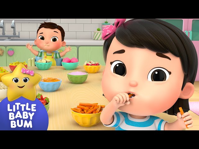 Crunch it, Munch it!⭐ Mia & Max Meal Time! LittleBabyBum - Nursery Rhymes for Babies | LBB
