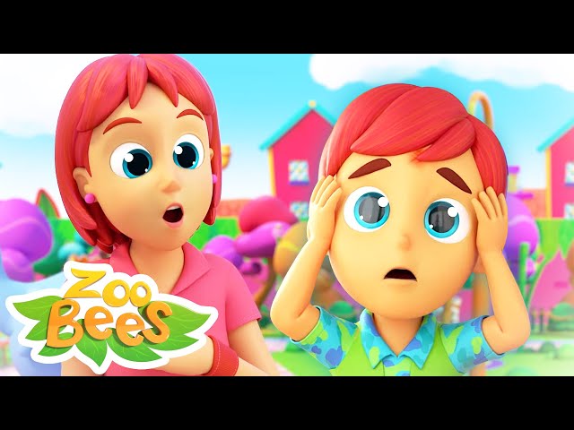 Boo Boo Song | Nursery Rhymes For Children | Kids Songs with Zoobees