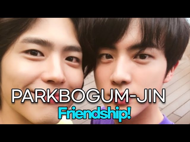 210413 'BTS’ JIN & ParkBogum,  True friendship stands out!