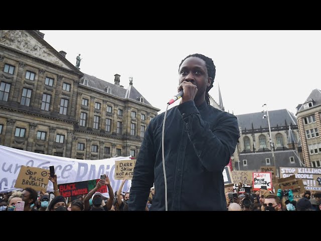 Akwasi - Black Lives Matter Protest 2020 - De Dam, Amsterdam