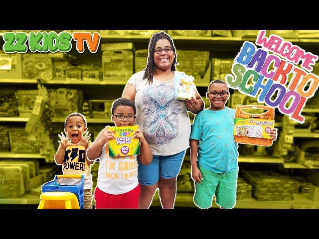 Back To School Family Vlog Scavenger Hunt Challenge In Walmart!