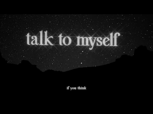 Nessa Barrett - talk to myself (official lyric video)