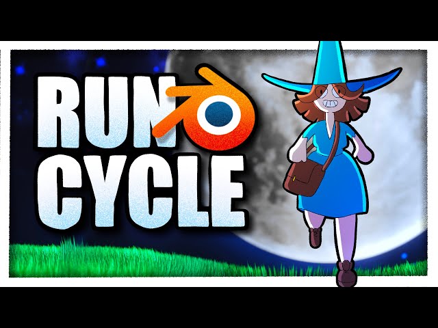 How to Animate a Run Cycle with Grease Pencil in Blender