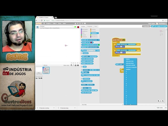 Tutorial SCRATCH: Crie seu jogo do zero  Aula 01