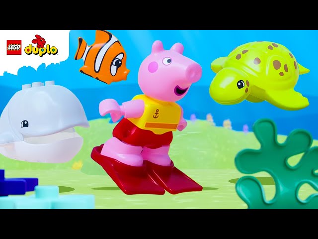 LEGO DUPLO 🐠 Under the Sea Song 🐋 Peppa Pig Nursery Rhymes & Kids Songs