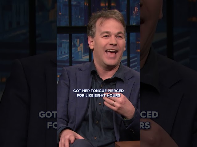 @mike_birbiglia calls out Seth's “embarrassing story” he told on the @TODAY Show.
