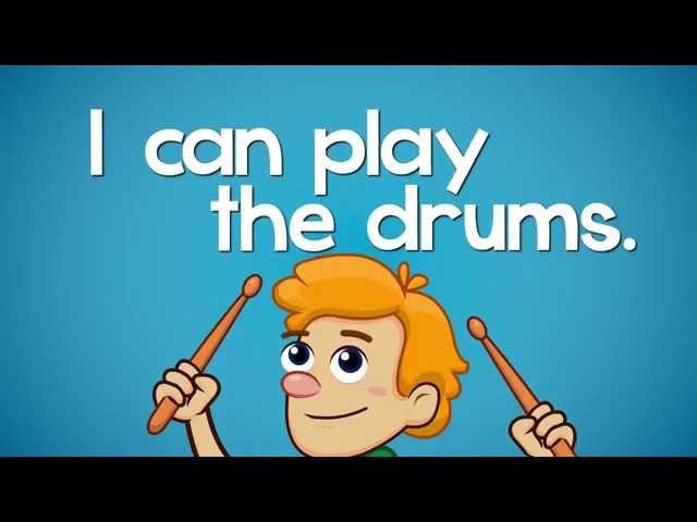 Can You Play The Drums | Learn Body Parts