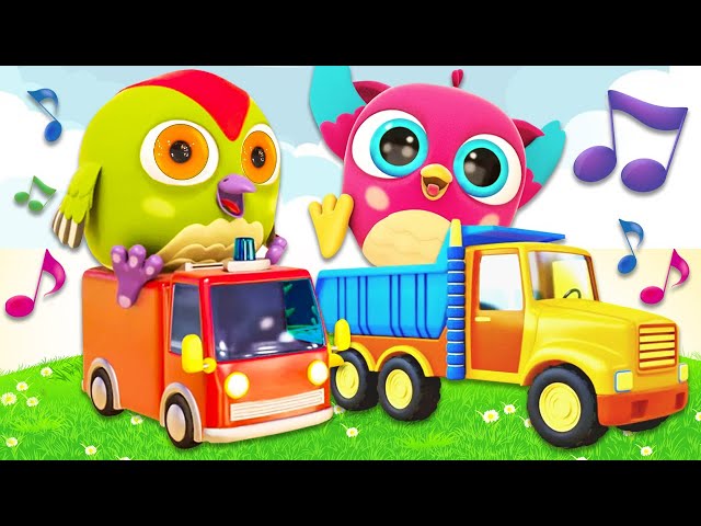 Baby songs for kids & nursery rhymes for babies - Hop Hop the owl cartoon for kids.