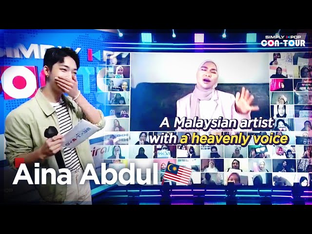 [Simply K-Pop CON-TOUR] Aina Abdul! A Malaysian artist with a heavenly voice (📍Malaysia)