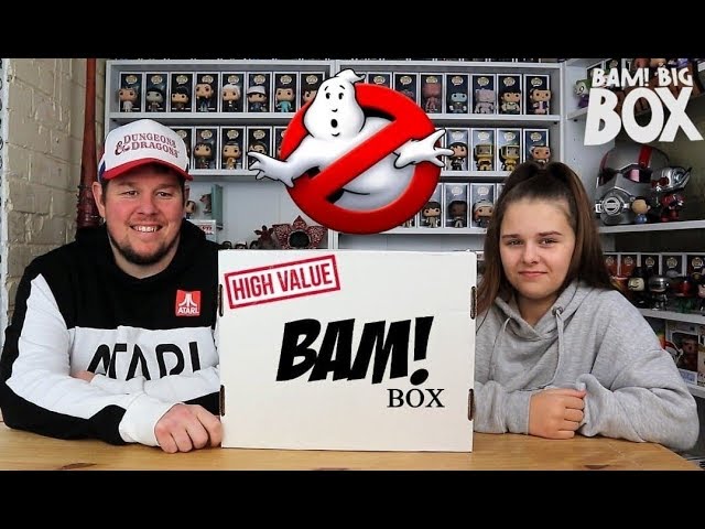 Unboxing A Ghostbusters High value Bam Box ( The Big Box ) One Of A Kind Celebrity Autographed Item