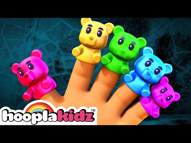 Finger Family Song for Kids with Gummy Bear | HooplaKidz Nursery Rhymes