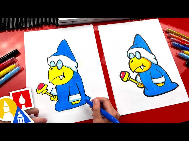 How To Draw Kamek Magic Koopa From Mario