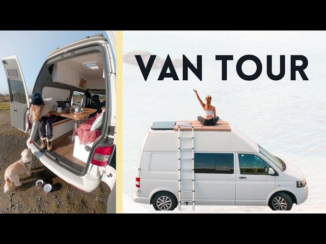 The final van TOUR of my VW T5 high top conversion