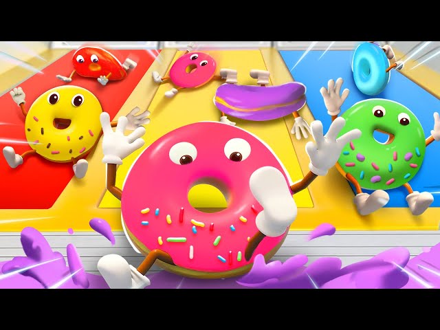 Colors Song - Ten Little Donuts | Fun Sing Along Song | Kids Cartoon | Kids Song | BabyBus