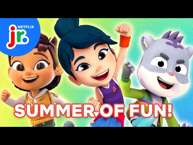 Summer of Fun Sing Along! 🌴🎶 Sharkdog, The Creature Cases & More! | Netflix Jr Jams
