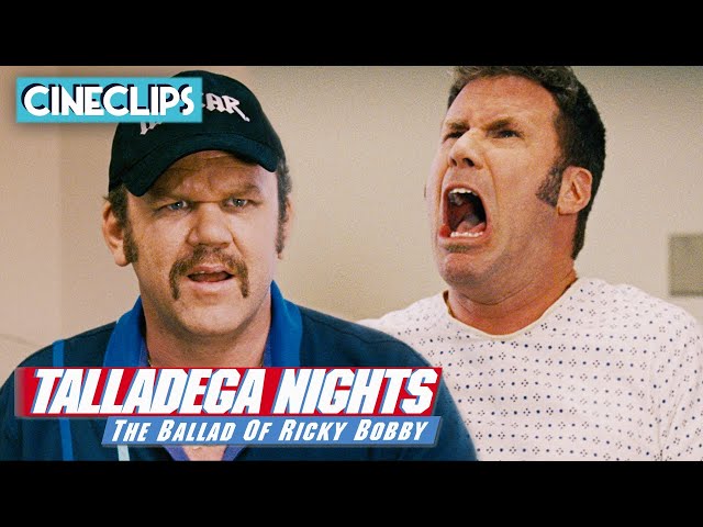 Ricky Bobby Stabs Himself In The Leg | Talladega Nights | CineClips