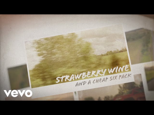 Travis Denning - Strawberry Wine And A Cheap Six Pack (Official Lyric Video)