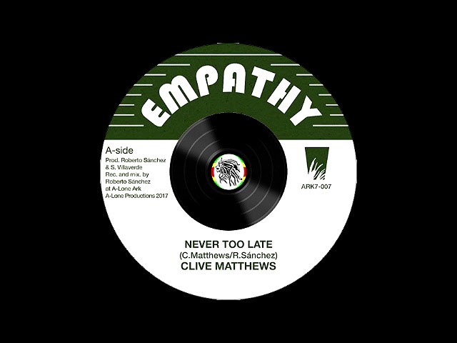 Clive Matthews ‎– Never Too Late – A1