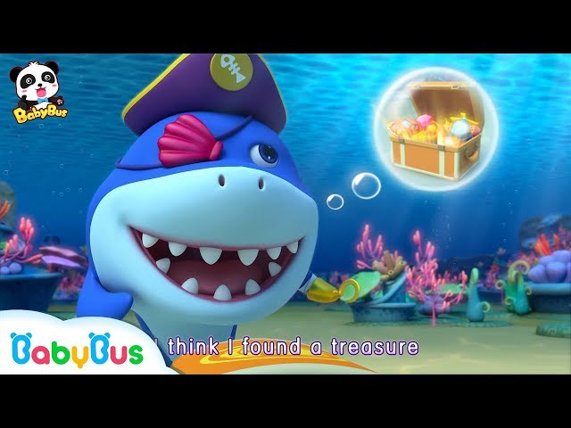 Pirate Shark Vs Monster Police Truck | Shark Song | Nursery Rhymes | Kids Songs | BabyBus